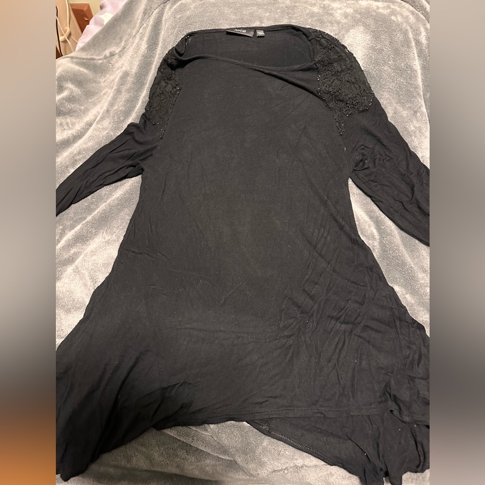 Black Long Sleeve Top